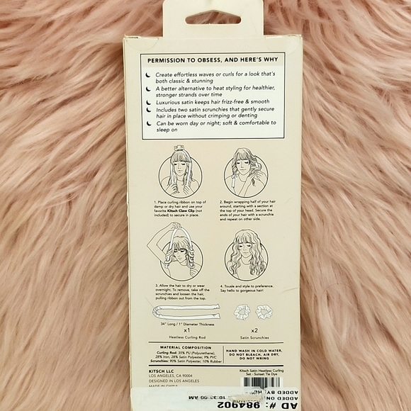 Brand New Kitsch Satin Heatless Curling Set- 1 PC. - Picture 2 of 4